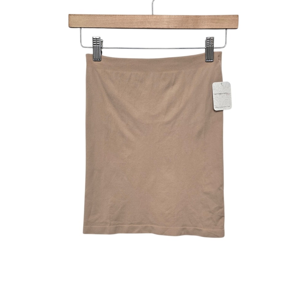 Intimately Free People Seamless Mini Slip‎ Skirt Warm Taupe Mushroom M/L FT708B